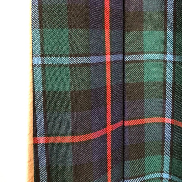 Scottish plaid kilt green blue red wool Highland Kilts - Picture 3 of 7